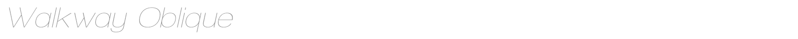 Walkway font preview